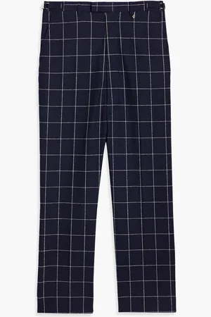 Acne Studios Karierte Hose aus einer Wollmischung - Blau - IT 44