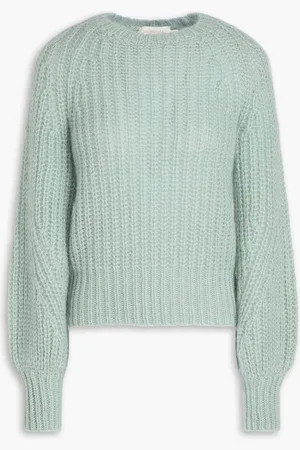 ZIMMERMANN Gerippter Pullover aus einer Mohairmischung - Grün - 00