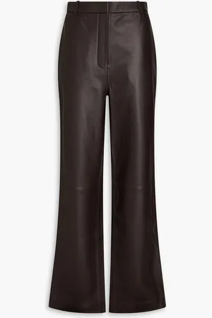 ZIMMERMANN Hose mit geradem Bein aus Leder - Braun - 2
