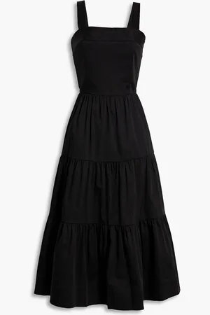 ALICE+OLIVIA Alice Olivia - Saige gestuftes Midikleid aus einer Baumwollmischung - - US 0