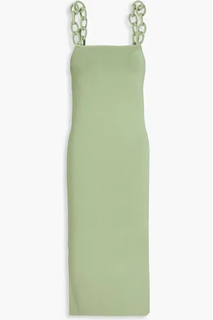 ALICE+OLIVIA Alice Olivia - Alina Midikleid aus Stretch-Strick - Grün - XS