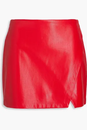 ALICE+OLIVIA Alice Olivia - Siobhan Minirock aus Kunstleder - - US 4