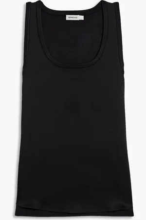 Simkhai Faro Tanktop aus Stretch-Strick mit Satineinsatz - - M