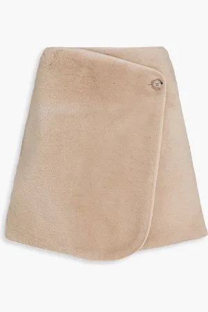 By Malene Birger Mini-Wickelrock aus Shearling - - DE 40