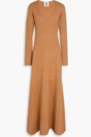 By Malene Birger Brinah Midikleid aus gebürstetem Strick - Braun - S