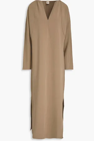 By Malene Birger Estel Midikleid aus Webstoff - Neutral - DE 34
