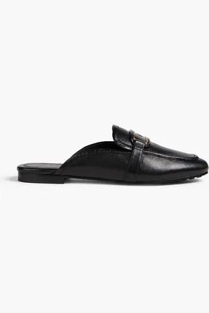 Tory Burch Slippers aus Leder mit Verzierung - - US 6.5