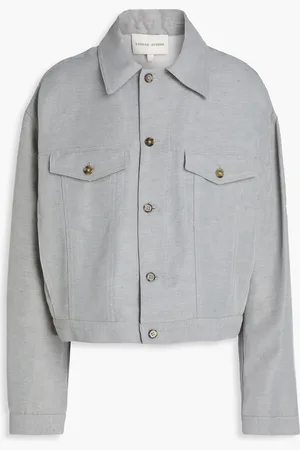Loulou Studio Kerria Jacke aus Dupionseide - Grau - XL