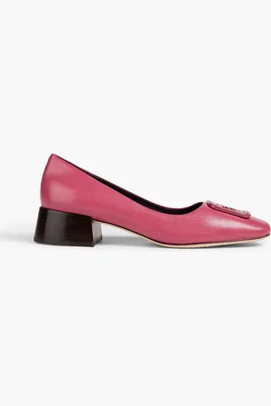 Tory Burch Georgia Pumps aus Leder mit Verzierung - Pink - US 6.5