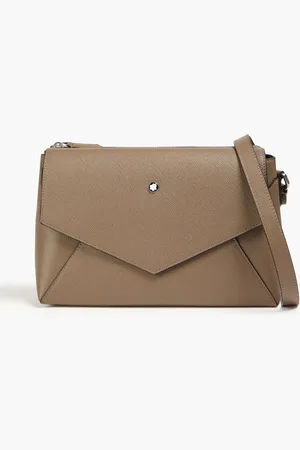 Montblanc Messenger Bag aus strukturiertem Leder - Braun - OneSize