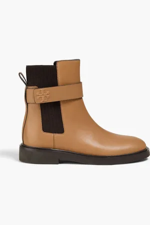 Tory Burch Ankle Boots aus Leder - Braun - US 11