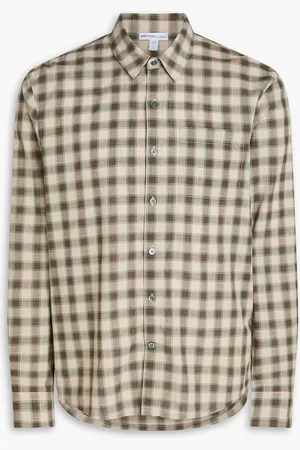 James Perse Madras Hemd aus Baumwolle mit Karomuster - Neutral - 4
