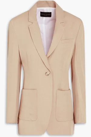 Fabiana Filippi Blazer aus Twill mit Zierperlen - Neutral - IT 42