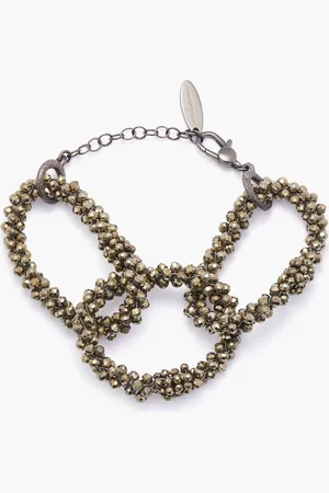 Brunello Cucinelli Stahlgraues Armband - Metallic - OneSize