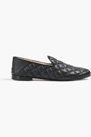 Fabiana Filippi Loafers aus gestepptem Leder mit einklappbarer Fersenpartie - - EU 35