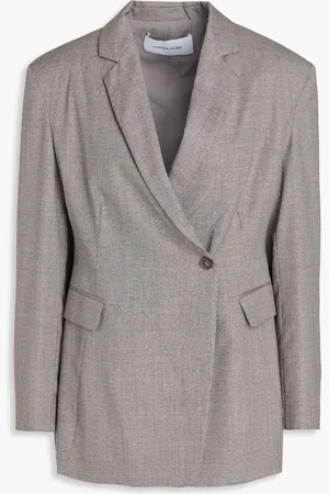Fabiana Filippi Blazer aus Wolle mit Hahnentrittmuster - Neutral - IT 46