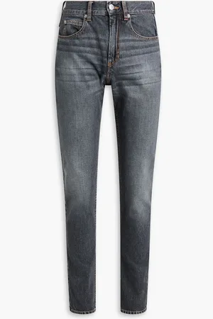 Isabel Marant Jack Jeans aus Denim in ausgewaschener Optik - Grau - 33