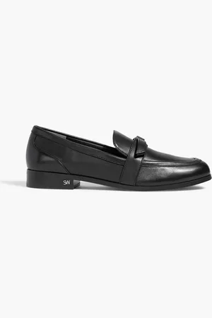 Stuart Weitzman Emma Loafers aus Leder mit Schleife - - EU 40