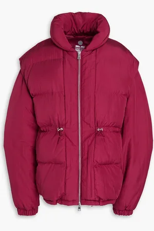 Isabel Marant Dalozia quilted padded shell jacket - Burgunderrot - FR 34