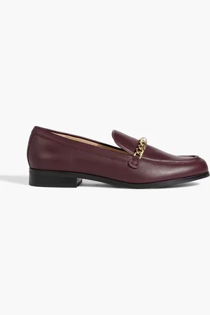 Stuart Weitzman Owen Loafers aus Leder mit Verzierung - Lila - EU 39