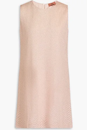 Missoni Mini-Strickkleid mit Metallic-Effekt in Häkeloptik - Metallic - IT 42