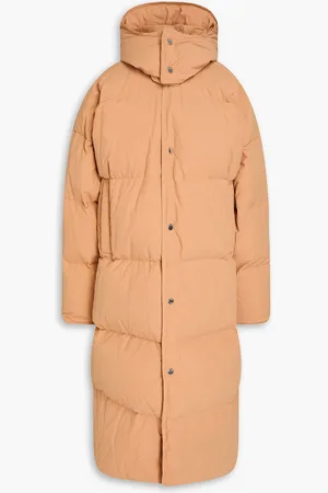 Nanushka Kapuzenmantel aus gestepptem Shell - Neutral - S