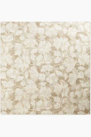 Brunello Cucinelli Schal aus Seidensatin mit floralem Print - Neutral - OneSize