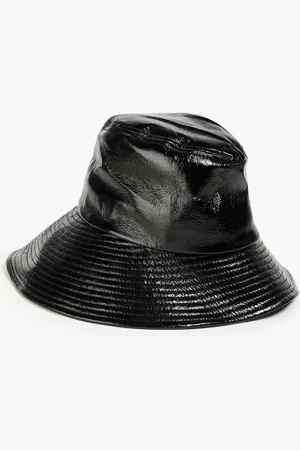 RAG&BONE Fischerhut aus gestepptem Vinyl - - S/M