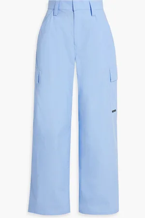 Alexander Wang Cargohose aus Baumwollpopeline - Blau - US 2