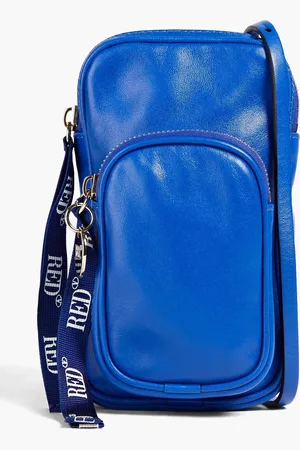 RED(V) Smartphone-Pochette aus Leder - Blau - OneSize