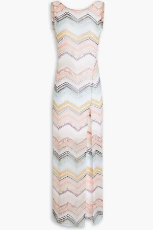 Missoni Maxi-Strickkleid in Häkeloptik mit Metallic-Effekt - - IT 44