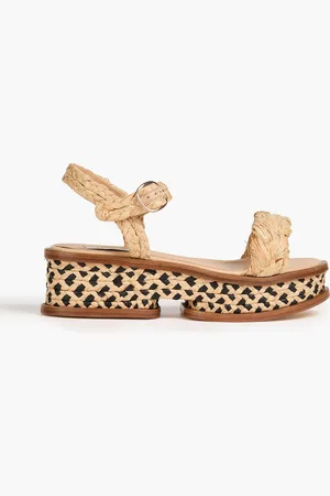 GABRIELA HEARST Michael Sandalen aus Raffiabast - Neutral - EU 37