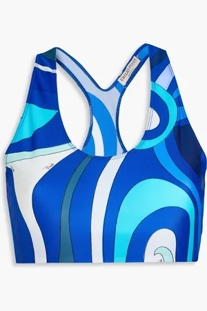 Puccini Sport-BH aus Stretch-Jersey mit Print - - S