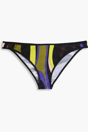 Puccini Bikini-Höschen aus Stretch-Jersey mit Print - - S