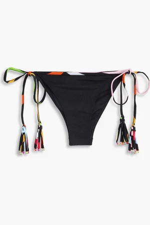 Puccini Bikini-Höschen mit Troddeln - - XS