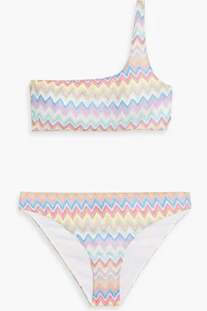 Missoni Strickbikini in Häkeloptik mit asymmetrischer Schulterpartie - - IT 36