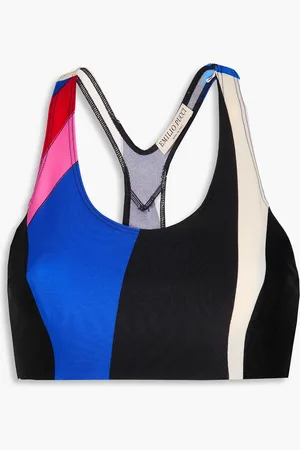 Puccini Sport-BH aus Stretch-Jersey mit Print - - L