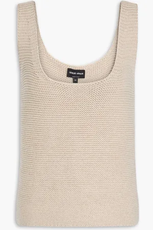 Giorgio Armani Tanktop aus einer Wollmischung - Neutral - IT 46