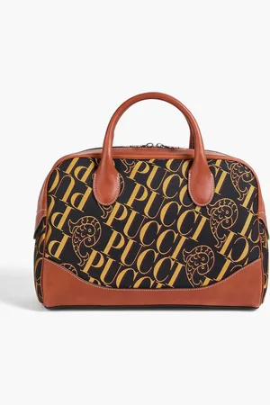 Puccini Tote Bag aus Leder und Jacquard - - OneSize