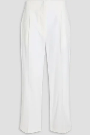 A.Emery Cropped Karottenhose aus Baumwoll-Seersucker mit Falten - - UK 10
