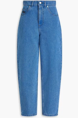 Marni Hoch sitzende Karottenjeans - Blau - IT 44