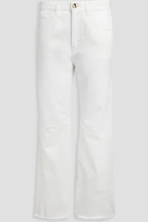 Chloé Hoch sitzende Schlagjeans - Weiß - FR 40