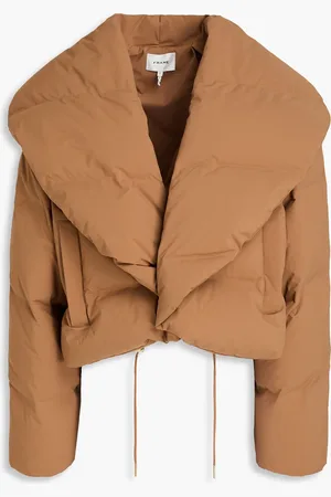 Frame Daunenjacke aus gestepptem Shell - Braun - 1
