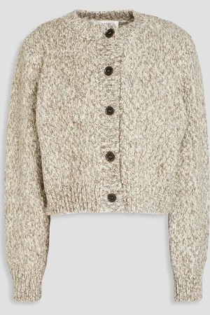 Frame Cardigan aus einer Wollmischung - Weiß - L