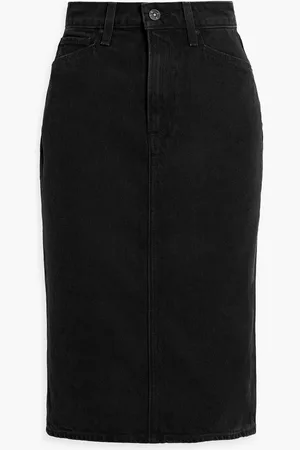 Paige Siren Midirock aus Denim - - 24