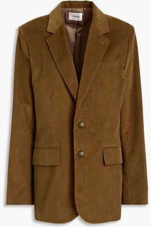 Frame Everyday Blazer aus Baumwollcord - Braun - US 8