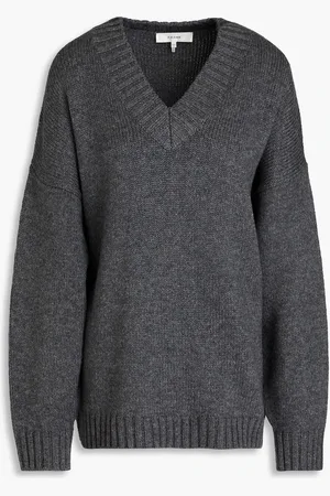 Frame Pullover aus einer Wollmischung - Grau - XS