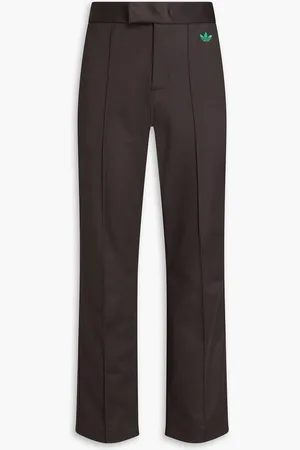 adidas Track Pants aus Jersey aus einer Baumwollmischung mit Stickereien - Braun - 32