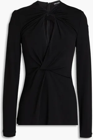 Giorgio Armani Oberteil aus Jersey mit Cut-outs und Twist-Detail - - IT 42