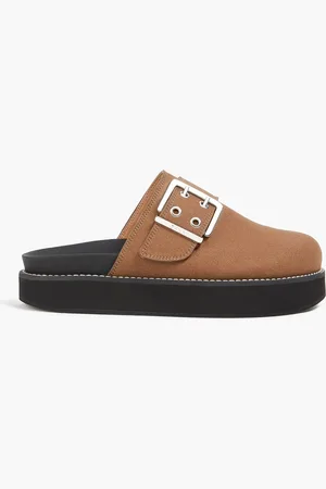 Ganni Buckled platform clogs - - EU 35